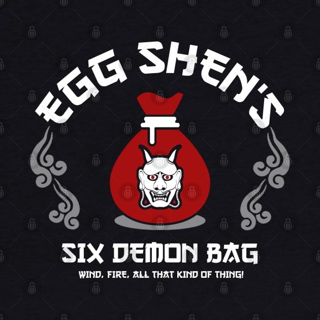 Egg Shen's Six Demon Bag by NinthStreetShirts